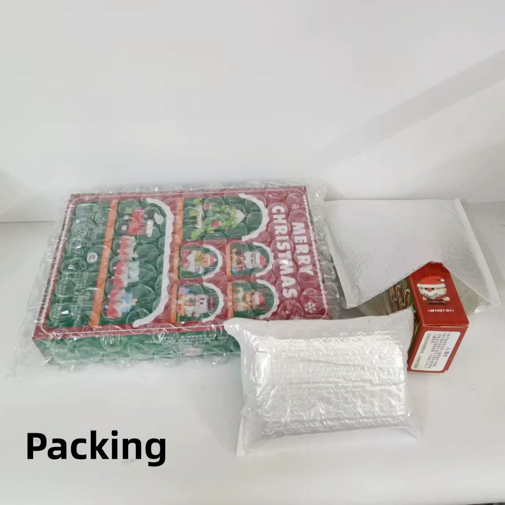 Christmas Micro Mini Building Blocks Toys - Santa Claus, Christmas Tree, Reindeer, Snowman Elements - Perfect Gifts